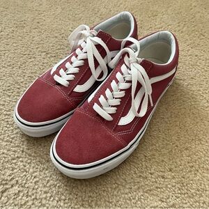 burgundy old skool vans